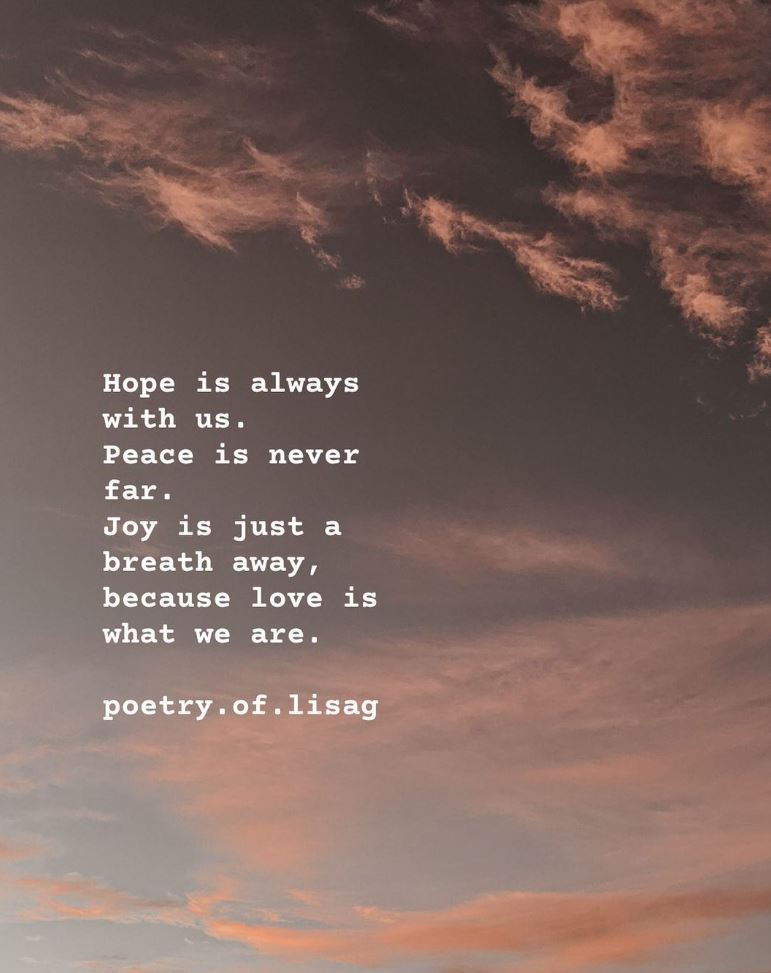 Hope, Joy, Love